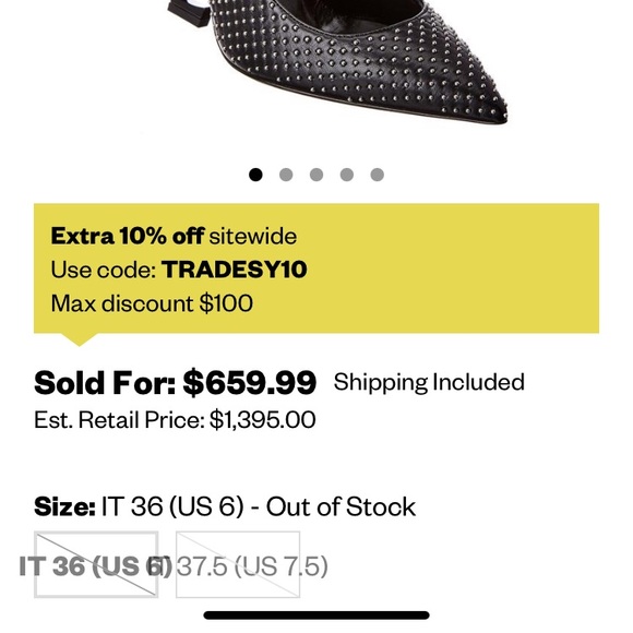 Yves Saint Laurent Studded Opyum Pumps #592627 ORRVV - Picture 11 of 11